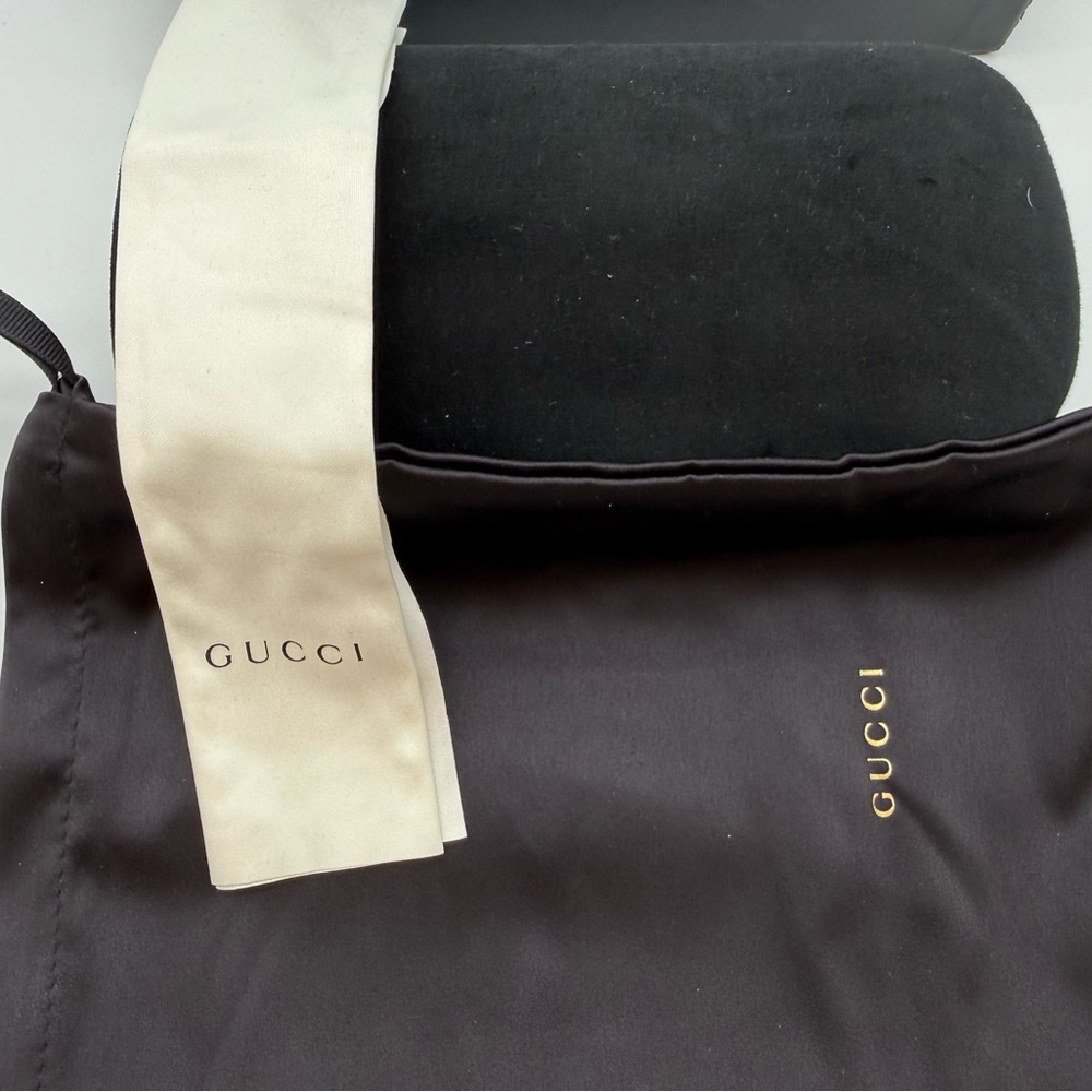 Gucci Women's Multicolor Tortoiseshell Sunglasses with Brown Lenses - Picture 3 of 13